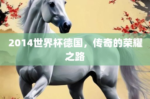 2014世界杯德国，传奇的荣耀之路