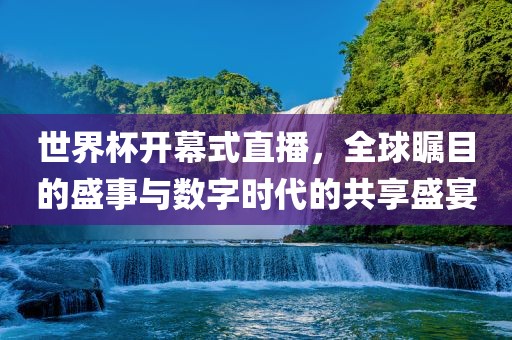 世界杯开幕式直播，全球瞩目的盛事与数字时代的共享盛宴