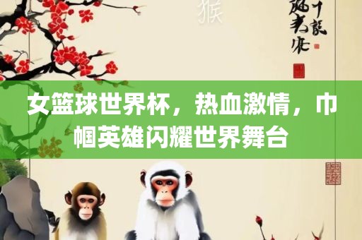 女篮球世界杯，热血激情，巾帼英雄闪耀世界舞台