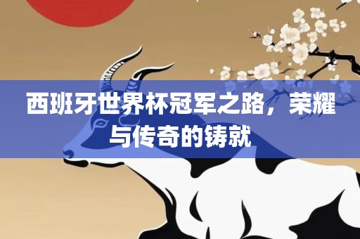西班牙世界杯冠军之路，荣耀与传奇的铸就