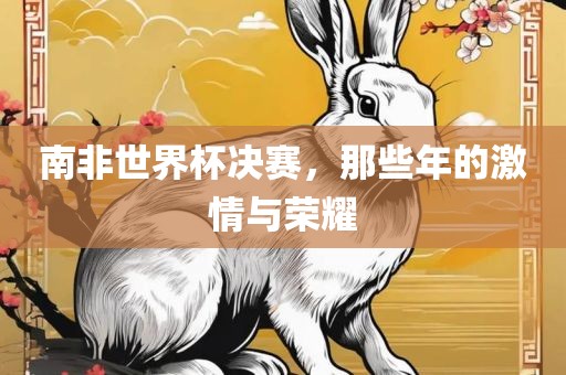 南非世界杯决赛，那些年的激情与荣耀眉山市正发家政服务有限公司