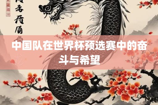 中国队在世界杯预选赛中的奋斗与希望眉山市正发家政服务有限公司