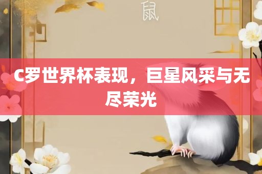 C罗世界杯表现，巨星风采与无尽荣光