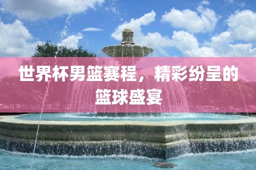 世界杯男篮赛程，精彩纷呈的篮球盛宴眉山市正发家政服务有限公司