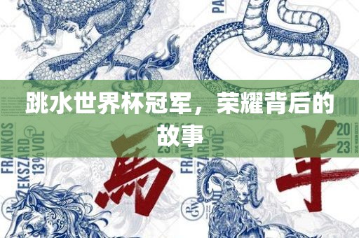 跳水世界杯冠军，荣耀背后的故事眉山市正发家政服务有限公司