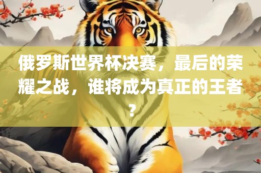 俄罗斯世界杯决赛，最后的荣耀之战，谁将成为真正的王者？