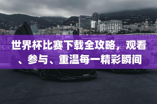 世界杯比赛下载全攻略，观看、参与、重温每一精彩瞬间眉山市正发家政服务有限公司