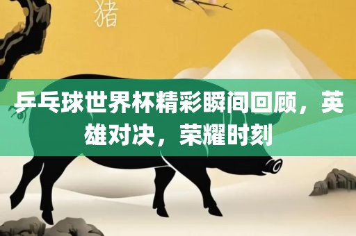 乒乓球世界杯精彩瞬间回顾，英雄对决，荣耀时刻眉山市正发家政服务有限公司