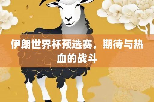 伊朗世界杯预选赛，期待与热血的战斗眉山市正发家政服务有限公司