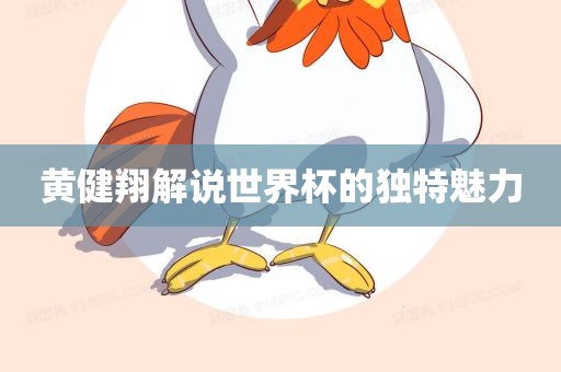 黄健翔解说世界杯的独特魅眉山市正发家政服务有限公司力