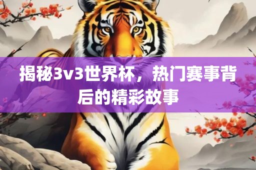 揭秘3v3世界杯，热门赛事背后的精彩眉山市正发家政服务有限公司故事