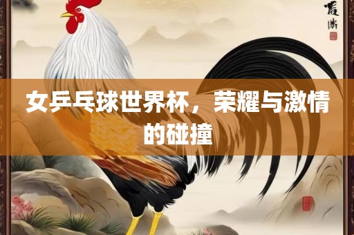女乒乓球世界杯，荣耀与激情的碰撞眉山市正发家政服务有限公司