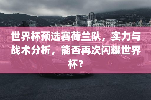 世界杯预选赛荷兰队，实力与战术分析，能否再次闪耀世界杯？