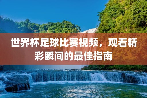 世界杯足球比赛视频，观看精彩瞬间的最佳指南眉山市正发家政服务有限公司