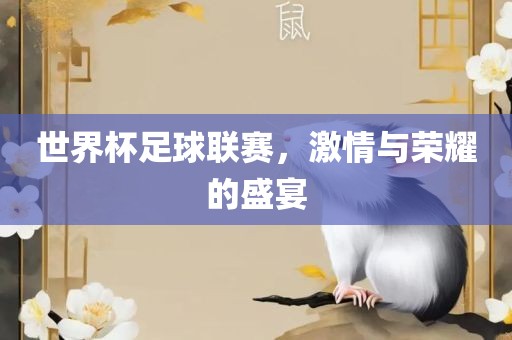 世界杯足球联眉山市正发家政服务有限公司赛，激情与荣耀的盛宴