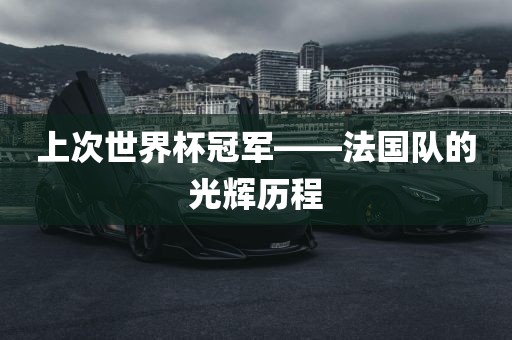 上次世界杯冠军——法国队的光辉历程眉山市正发家政服务有限公司