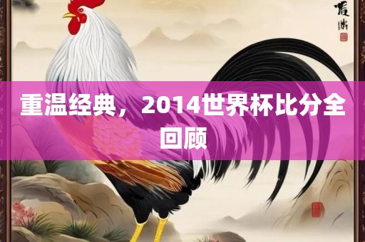 重温经典，2014世界杯比分全回顾