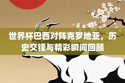 世界杯巴西对阵克罗地亚，历史交锋与精彩瞬间回顾眉山市正发家政服务有限公司