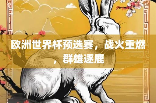 欧洲世界杯预选赛，战火重燃，群雄逐鹿