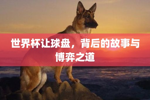 世界杯让球盘，背后的故事与博弈之道眉山市正发家政服务有限公司