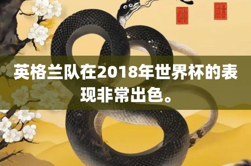 英格兰队在2018年世界杯的表现非常出色。