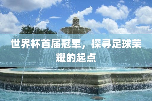 世界杯首届冠军，探寻足球荣耀的起点眉山市正发家政服务有限公司