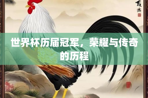 世界杯历届冠军，荣耀与传奇的历程