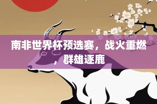 南非世界杯预选赛，战火重燃，群雄逐鹿眉山市正发家政服务有限公司