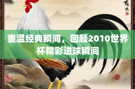 重温经典瞬间，回顾2010世界杯精彩进球瞬间