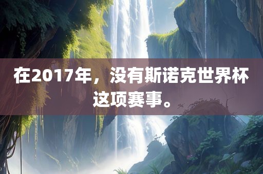 在2017年，没有斯诺克世界杯这项赛事。眉山市正发家政服务有限公司