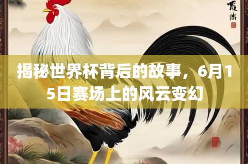 揭秘世界杯背后的故事，6月15日赛场上的风云变幻眉山市正发家政服务有限公司