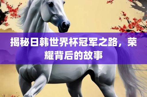 揭秘日韩世界杯冠军之路，荣耀背后的故事眉山市正发家政服务有限公司