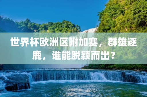 世界杯欧洲区附加赛，群雄逐鹿，谁能脱颖而出？眉山市正发家政服务有限公司