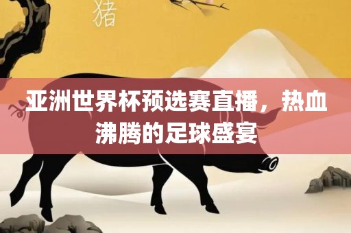 亚洲世界杯预选赛直播，热血沸腾的足球盛宴眉山市正发家政服务有限公司