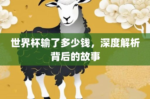 世界杯输了多少钱，深度解析背后的故事眉山市正发家政服务有限公司
