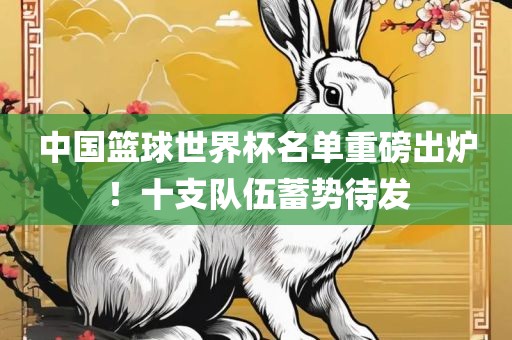 中国篮球世界杯名单重磅出炉！十支队伍蓄势待发