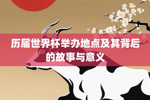 历届世界杯举办地点及其背后的故事与意眉山市正发家政服务有限公司义