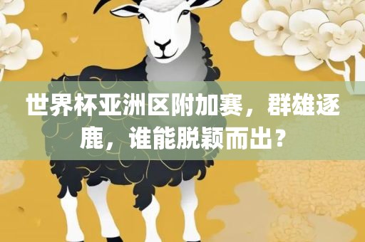 世界杯亚洲区附加赛，群雄逐鹿，谁能脱颖而出？