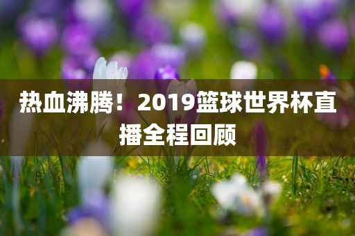 热血沸腾！2019篮球世界杯直播全程回顾