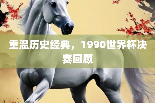 重温历史经典，1990世界杯决赛回顾