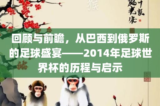 回顾与前瞻，从巴西到俄罗斯的足球盛宴——2014年足球世界杯的历程与启示