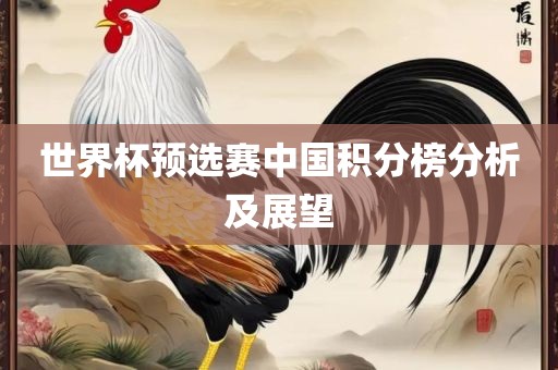 世界杯预选赛中国积分榜分眉山市正发家政服务有限公司析及展望