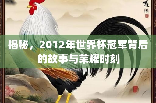 揭秘，2012年世界杯冠军背后的故事与荣耀时刻眉山市正发家政服务有限公司