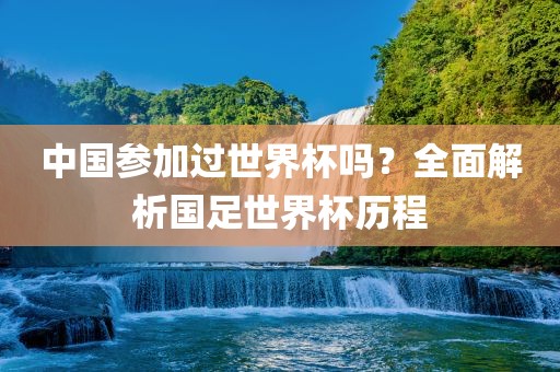 中国参加过世界杯吗？全面解析国足世界杯历程