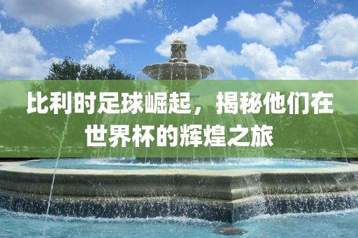 比利时足球崛起，揭秘他们在世界杯的辉煌之旅眉山市正发家政服务有限公司