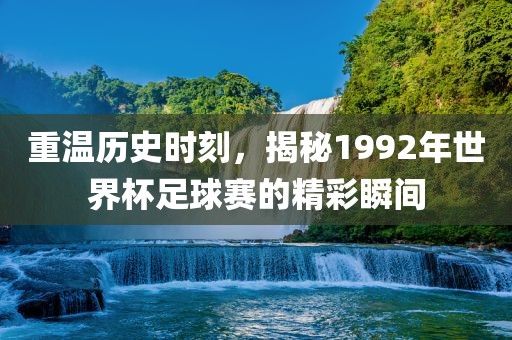 重温历史时刻，揭秘1992年世界杯足球赛的精彩瞬间眉山市正发家政服务有限公司