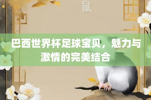 巴西世界杯足球宝贝，魅力与激情的完美结合