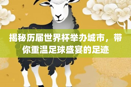 揭秘历届世界杯举办城市，带你重温足球盛宴的足迹