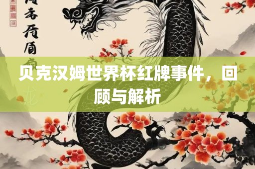 贝克汉姆世界杯红牌事件，回顾与解析