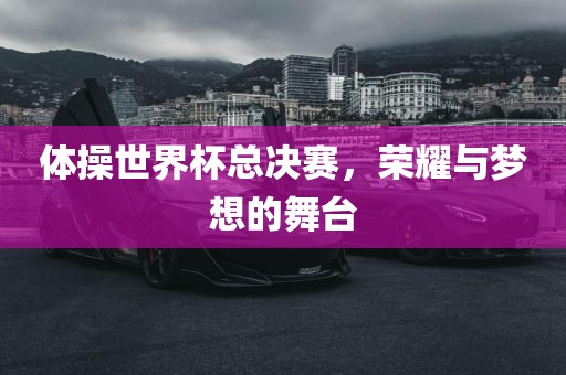 体操世界杯总决赛，荣耀与梦想的舞台
